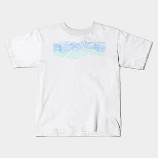 Wave Lines Kids T-Shirt